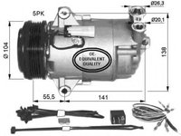 Compresor aer conditionat OPEL MERIVA (2003 - 2010) NRF 32426