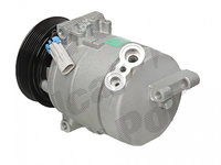 Compresor aer conditionat Opel Vectra C, 2002-2009, Signum, 2003-2008 motor 2.2 DTI, 74kw/92kw, 3.0 CDTI, 130/135kw, diesel, 3.2 V6, 155kw, benzina, rola curea 110 mm, 6 caneluri, tip Sanden: PXV16