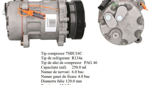 Compresor aer conditionat pentru VW AUDI SKOD