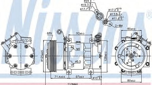 Compresor aer conditionat RENAULT CLIO Mk II 