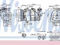 Compresor aer conditionat RENAULT MEGANE III hatchback (BZ0_) (2008 - 2016) NISSENS 890126