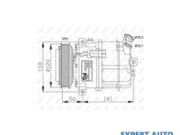 Compresor aer conditionat Saab 9-3 2005-> #2 09132925