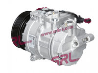 Compresor aer conditionat Saab 9-5, 1997-2010, motorizare 2.0 T/2.3 T/3.0 V6 T, benzina, 1.9 TiD/2.2 TiD/3.0 TiD, diesel, rola curea 120 mm, 6 caneluri, de tip Denso: 7SBU16C