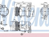 Compresor aer conditionat SUZUKI GRAND VITARA XL-7 I (FT) (1998 - 2005) NISSENS 89519