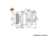 Compresor aer conditionat Volkswagen AUDI A3 (8P1) 2003-2012 #2 1K0260859F