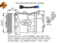 Compresor aer conditionat VW GOLF 4 Variant (1J5) (1999 - 2006) NRF 32064