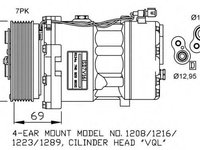 Compresor aer conditionat VW PASSAT (3A2, 35I) (1988 - 1997) NRF 32268