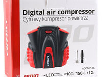 Compresor Auto Digital Cu Led Amio 12V ACOMP-16 02641