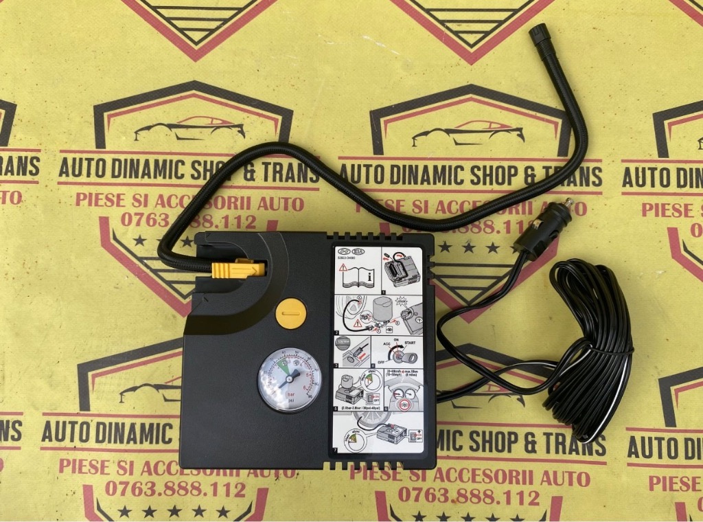 Compresor auto umflat roti original Hyundai Kia 180W 15A nou de vanzare ...