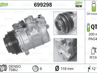 COMPRESOR CLIMA AC MERCEDES-BENZ C-CLASS (W202) VALEO VAL699298 1993 1994 1995 1996 1997 1998 1999 2000