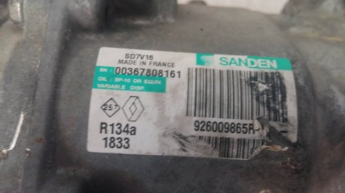 Compresor clima ac nissan qashqai j10 1.5 dci 2006-2014 926009865r