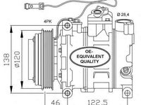 Compresor clima aer conditionat AUDI A8 4D2 4D8 NRF 32167