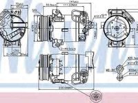 Compresor clima aer conditionat OPEL ASTRA H GTC L08 NISSENS 89216