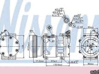 Compresor clima aer conditionat RENAULT SANDERO/STEPWAY I Producator NISSENS 89148