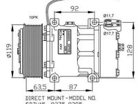 Compresor clima aer conditionat SCANIA PGRT - series THERMOTEC Clima KTT090012