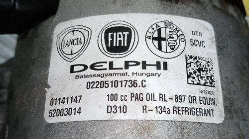 Compresor clima Alfa Romeo-Fiat 1.6 Diesel 52003014