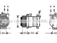 Compresor clima ALFA ROMEO GT 937 AVA LK009