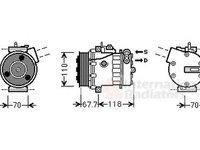 Compresor clima ALFA ROMEO MITO 955 VAN WEZEL 1700K384