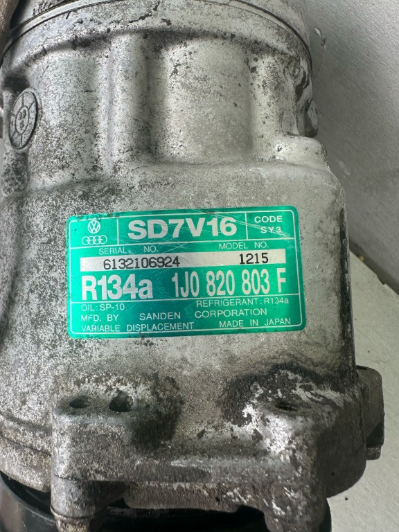 Compresor clima Audi A3 8L 1.9 TDI cod 1