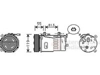 Compresor clima AUDI A3 8L1 VAN WEZEL 0300K001