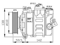 Compresor clima AUDI A4 Cabriolet 8H7 B6 8HE B7 NRF 32146G