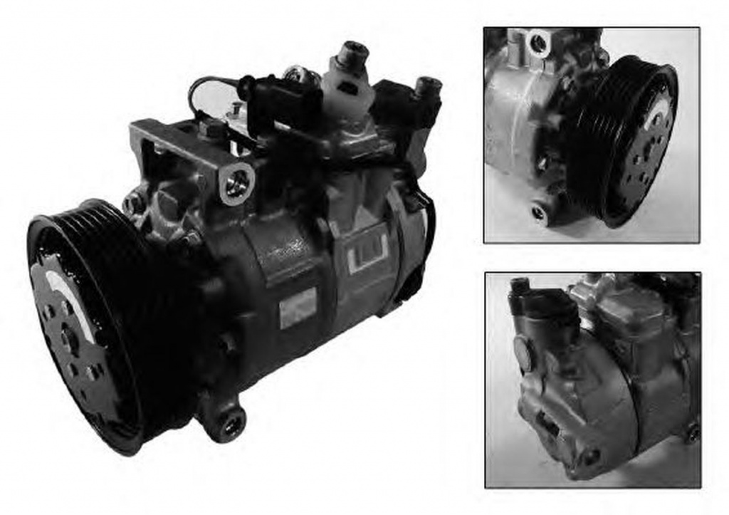 Compresor clima AUDI A4 Cabriolet 8H7 B6 8HE B7 VALEO 813190