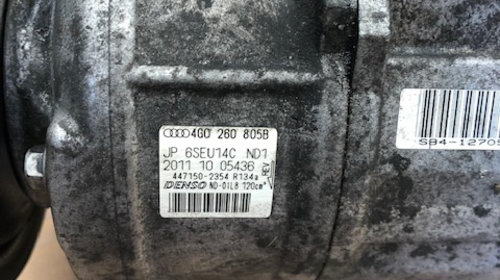 Compresor clima Audi a6 2013 3,0tdi 4G0260805B
