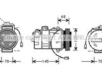 Compresor clima AUDI A6 4B2 C5 AVA IK011