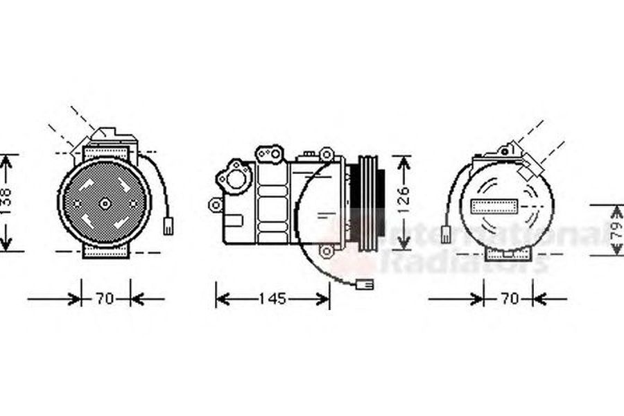 Compresor clima AUDI A6 Avant 4B5 C5 VAN WEZEL 0300K011