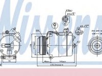 Compresor clima BMW 3 cupe E46 NISSENS 89034