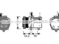 Compresor clima BMW 3 Touring E36 AVA BWK059 PieseDeTop