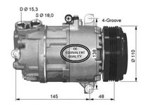 Compresor clima BMW Z4 E85 NRF 32493