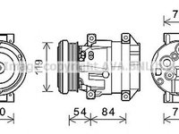 Compresor clima CHEVROLET EPICA KL1 AVA CTK055