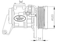 Compresor clima CHRYSLER VOYAGER III GS NRF 32092