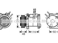 Compresor clima CHRYSLER VOYAGER IV RG RS AVA CRK102