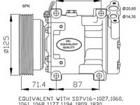 Compresor clima DACIA DUSTER caroserie NRF 32742