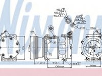 Compresor clima DACIA DUSTER NISSENS 89148