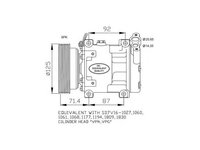 Compresor clima Dacia LOGAN MCV (KS_) 2007-2016 #3 1022