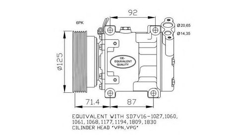 Compresor clima Dacia LOGAN MCV (KS_) 2007-20