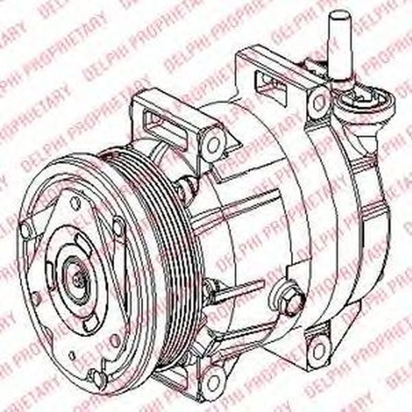 Compresor clima DAEWOO KALOS Klass DELPHI TSP0155953