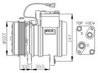 Compresor clima DAEWOO MATIZ KLYA NRF 32143G