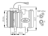 Compresor clima DAEWOO MATIZ KLYA NRF 32436