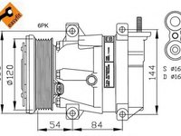 Compresor clima DAEWOO NUBIRA Wagon KLAN NRF 32484