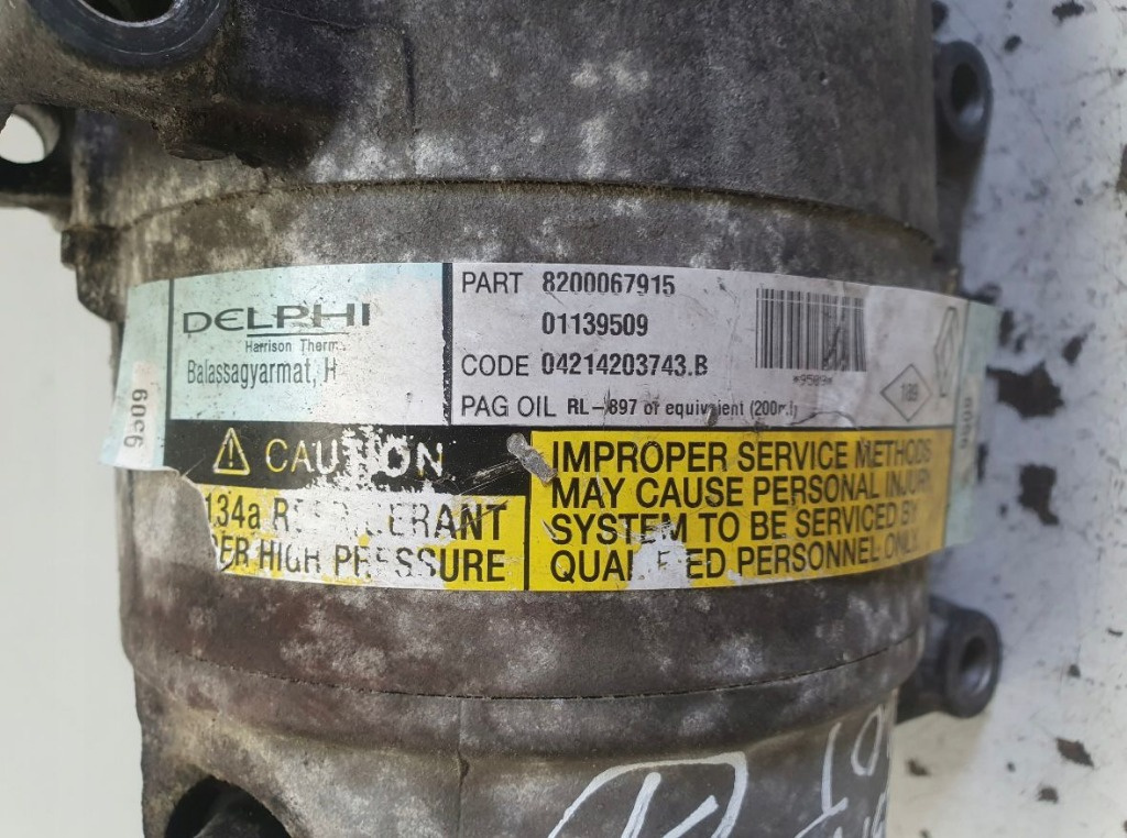 Compresor clima Delphi 1.9 dci 2.0 dci 2