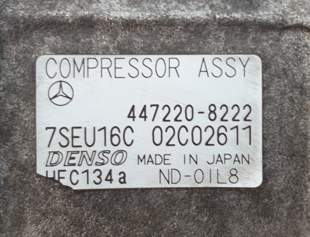 Compresor Clima Denso 7SEU16C / 02C02611
