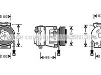 Compresor clima FIAT ALBEA 178 AVA FTK050