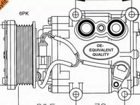 Compresor clima FORD FIESTA V JH JD NRF 32199 PieseDeTop