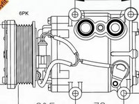 Compresor clima FORD FIESTA V Van NRF 32199G PieseDeTop