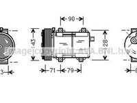 Compresor clima FORD MONDEO I combi BNP AVA FDK279