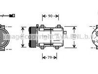 Compresor clima FORD MONDEO I combi BNP AVA FDK280